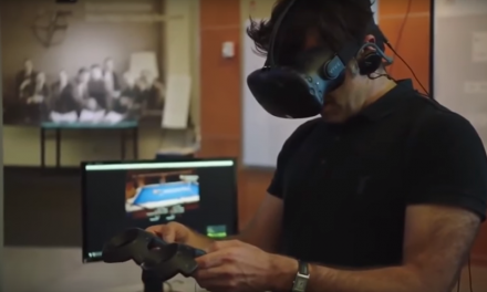 Snooker kampioen Ronnie O’Sullivan valt voorover door virtual reality
